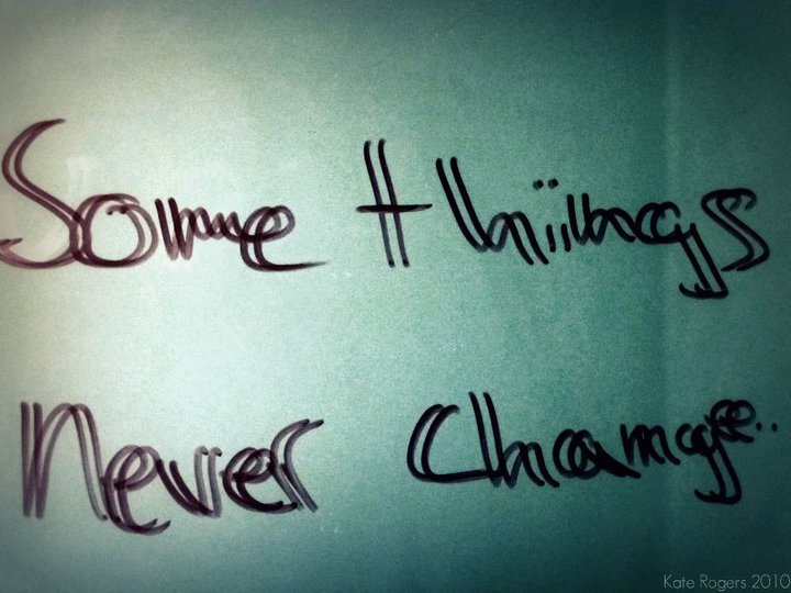 Like things written in permanent markers