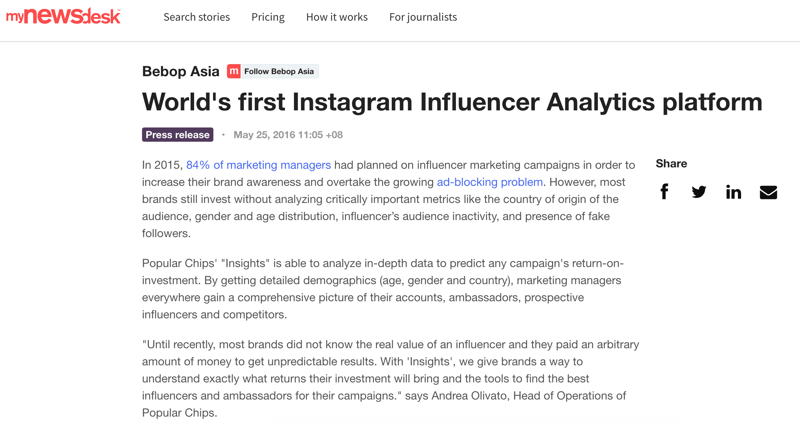 Press Release Example For Startups