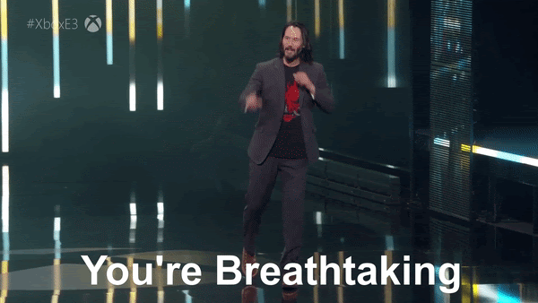 Keanu Reeves telling you that you're totally worth it
